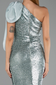Abendkleid Lang Schuppig Minzgrün ABU6559