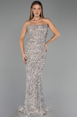 Abendkleid Lang Beige ABU6439