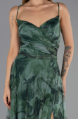 Abschlusskleid In Übergröße Lang Grün ABU6558