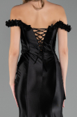 Abendkleid Lang Schwarz ABU6565