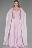 Abendkleid Lang Chiffon Puder ABU6566