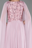 Abendkleid Lang Chiffon Puder ABU6566