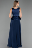 Abendkleid Lang Chiffon Marineblau ABU6568