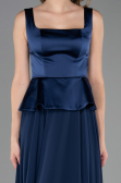 Abendkleid Lang Chiffon Marineblau ABU6568