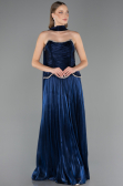 Abendkleid Lang Chiffon Marineblau ABU6570