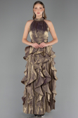 Abendkleid Lang Khaki ABU6571