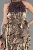 Abendkleid Lang Khaki ABU6571