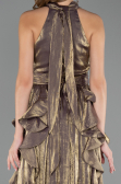Abendkleid Lang Khaki ABU6571