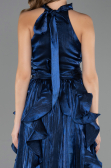 Abendkleid Lang Marineblau ABU6571