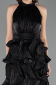 Abendkleid Lang Schwarz ABU6571