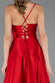Abschlusskleid Lang Satin Rot ABU6573