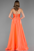 Abschlusskleid Lang Satin Koralle ABU6573
