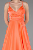 Abschlusskleid Lang Satin Koralle ABU6573