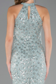 Abschlusskleid Lang Spitze Minzgrün ABU6578