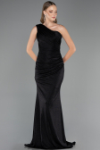 Abendkleid Lang Schwarz ABU6579
