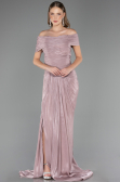 Abendkleid Lang Chiffon Altrosa ABU6581