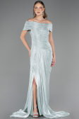 Abendkleid Lang Chiffon Minzgrün ABU6581
