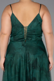 Abschlusskleid In Übergröße Lang Smaragdgrün ABU6558