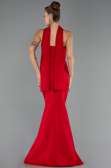 Abendkleid im Meerjungfrau-Stil Lang Rot ABU6575