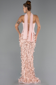 Abendkleid Lang Lachs ABU6592