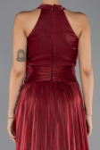Abschlusskleid Lang Chiffon Weinrot ABU6594