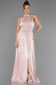 Abschlusskleid Lang Chiffon Puder ABU6594