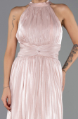 Abschlusskleid Lang Chiffon Puder ABU6594