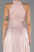 Abschlusskleid Lang Chiffon Puder ABU6594