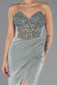 Abendkleid Lang Minzgrün ABU6599