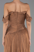 Abschlusskleid Lang Chiffon Kupfer ABU6602