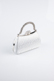 Abendtasche Silber KC711