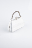 Abendtaschen Laserschnitt Silber KC711