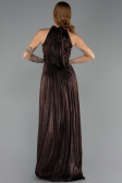 Abschlusskleid Lang Chiffon Braun ABU6428