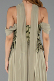 Abendkleid Lang Chiffon Pistaziengrün ABU6532