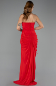 Abendkleid Lang Chiffon Rot ABU6589