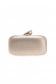 Altın Saten Clutch Çanta V264