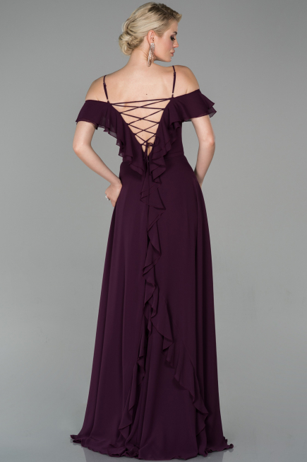 Abendkleid Lang Violett dunkel ABU1600