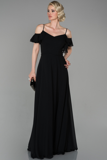 Abendkleid Lang Schwarz ABU1600