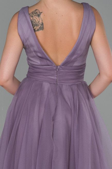 Abendkleid Lang Lavendel ABU1727
