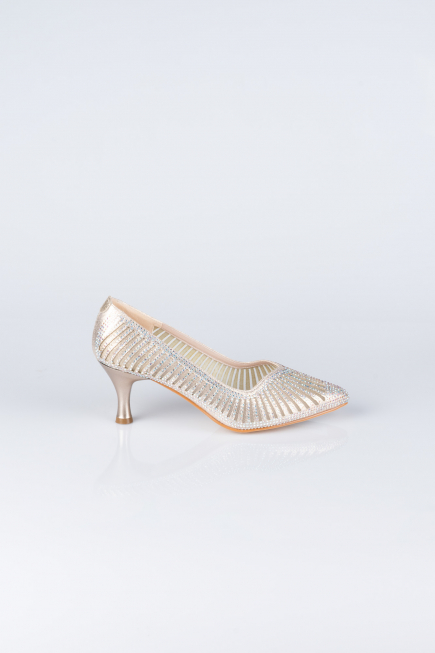 Stiletto Steinbesetzt Hautfarben MJ5151