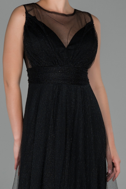 Abschlusskleid Lang Schwarz ABU1826