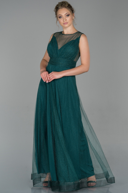 Abschlusskleid Lang Smaragdgrün ABU1826