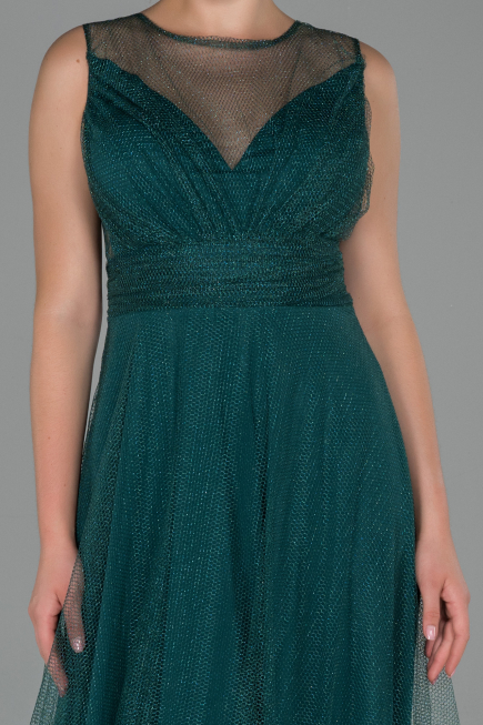 Abschlusskleid Lang Smaragdgrün ABU1826