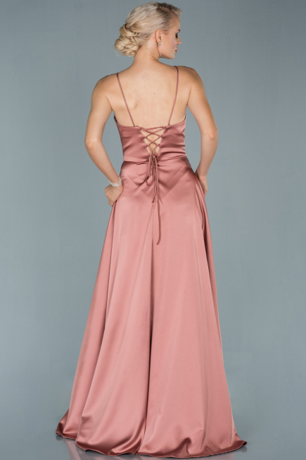 Abendkleid Satin Lang Zwiebelschale ABU1458