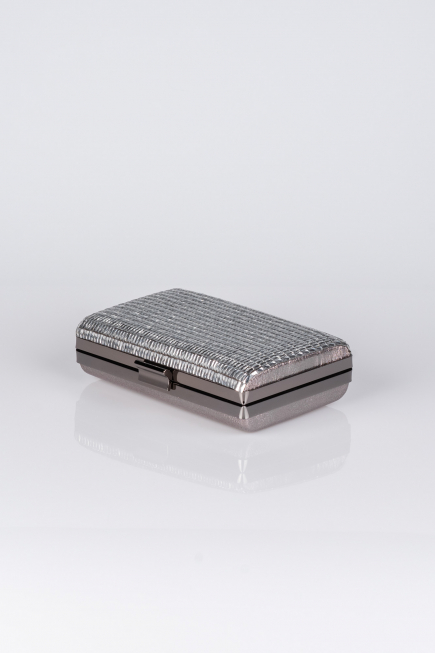 Kästchen-Tasche Verputz Platin V334