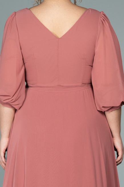 Kleider in Großen Größen Midi Chiffon Zwiebelschale ABK1083