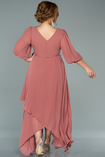 Kleider in Großen Größen Midi Chiffon Zwiebelschale ABK1083