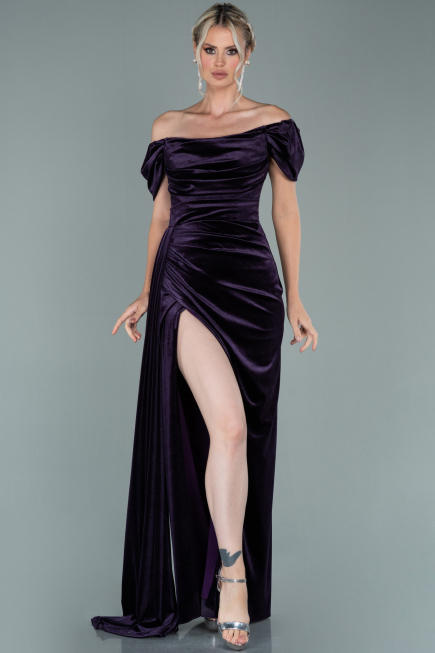 Abendkleid Lang Samt Violette ABU1990