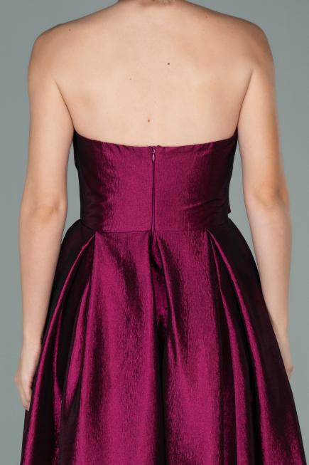 Abendkleid Lang Pflaume ABU2007