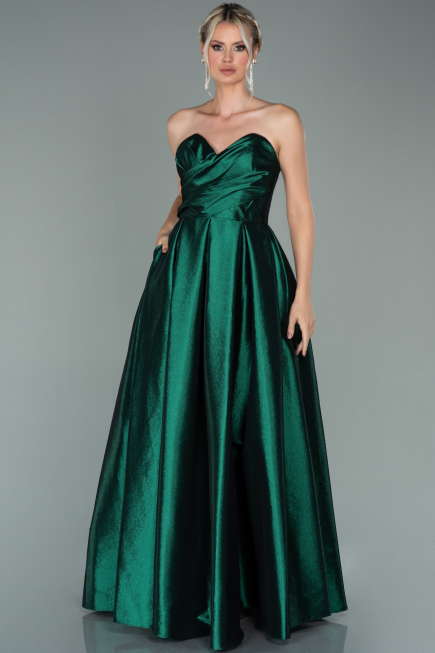 Abendkleid Lang Smaragdgrün ABU2007